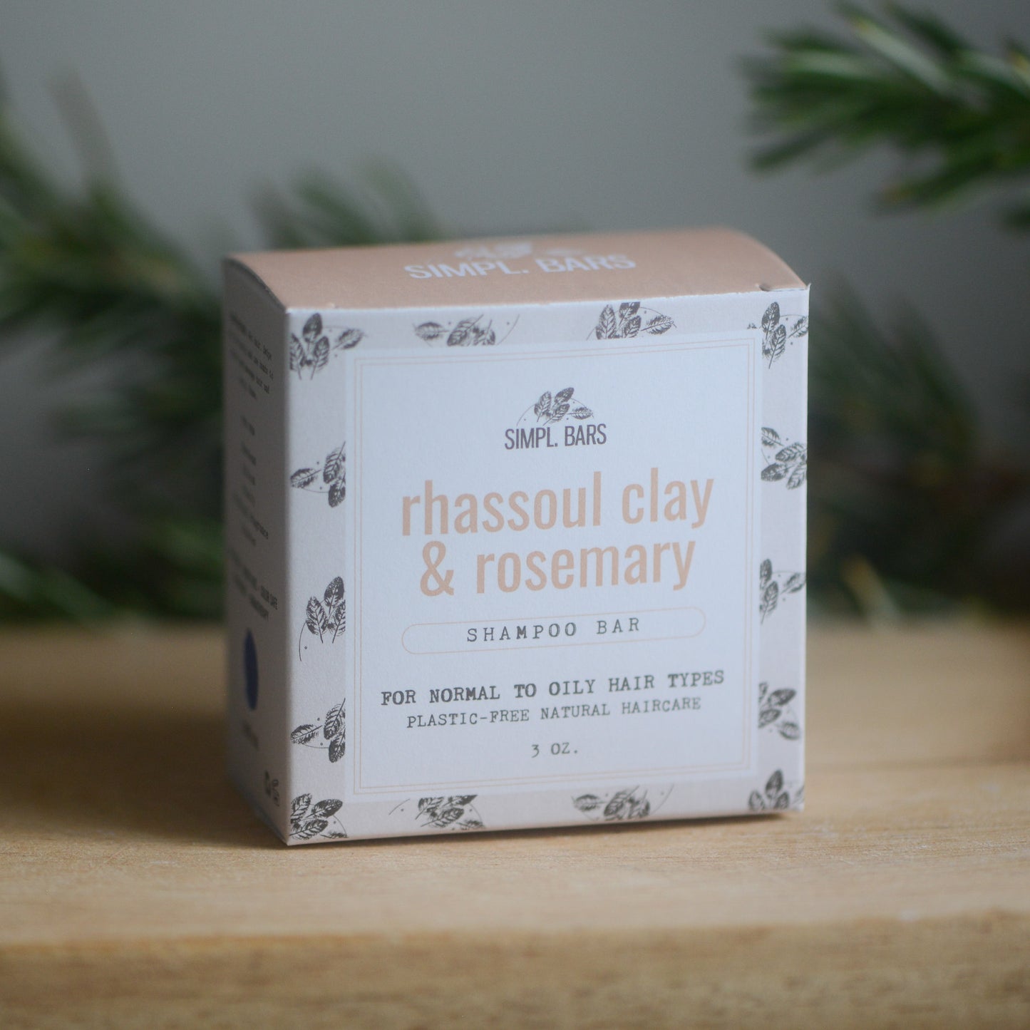 Rosemary and Rhassoul Clay / Normal & Oily Hair Shampoo For Volume & Hair Growth